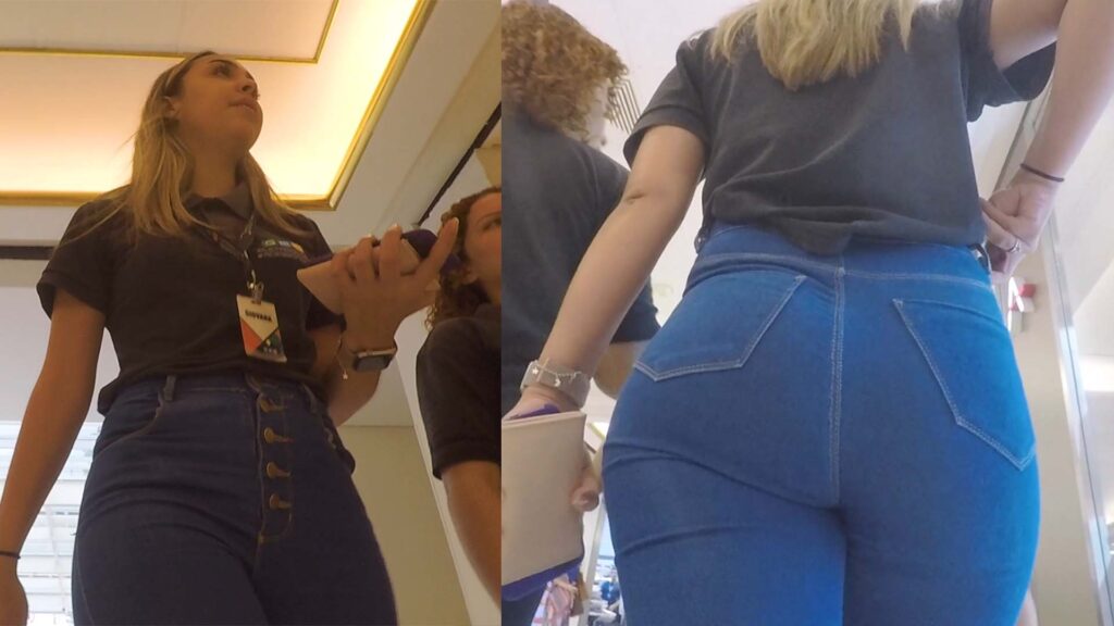 Hot Latina Phat Ass In Tight Blue Jeans Candid Best Premium