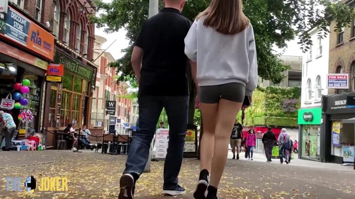 Candid teen leggings