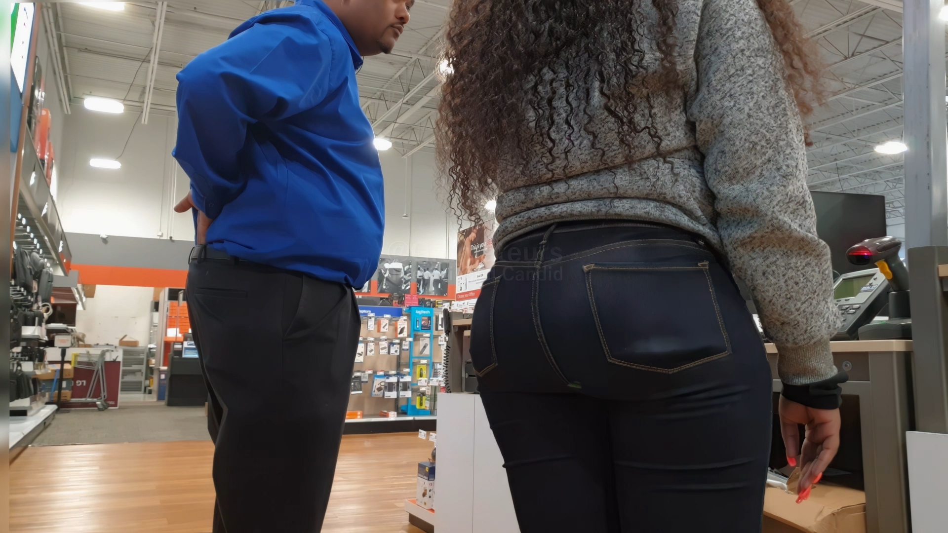 Thick Pawg In Jeans Candid Best Premium