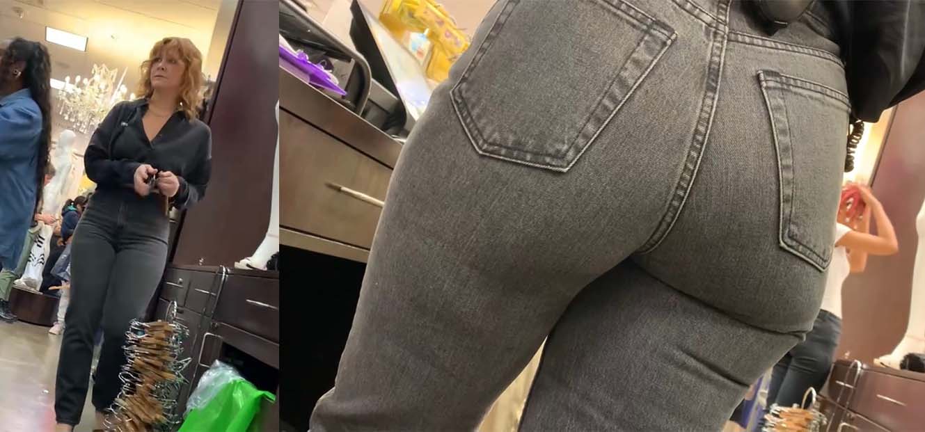 Milf Pawg in Tight Jeans - Candid Best Premium