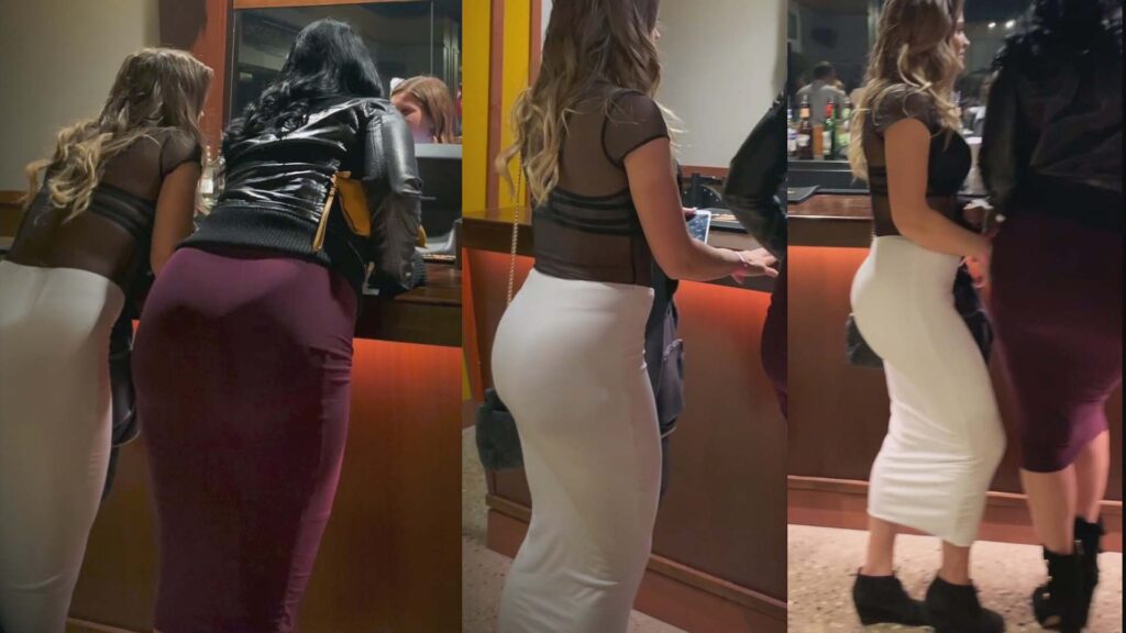 2 phat asses at a concert Candid Best Premium