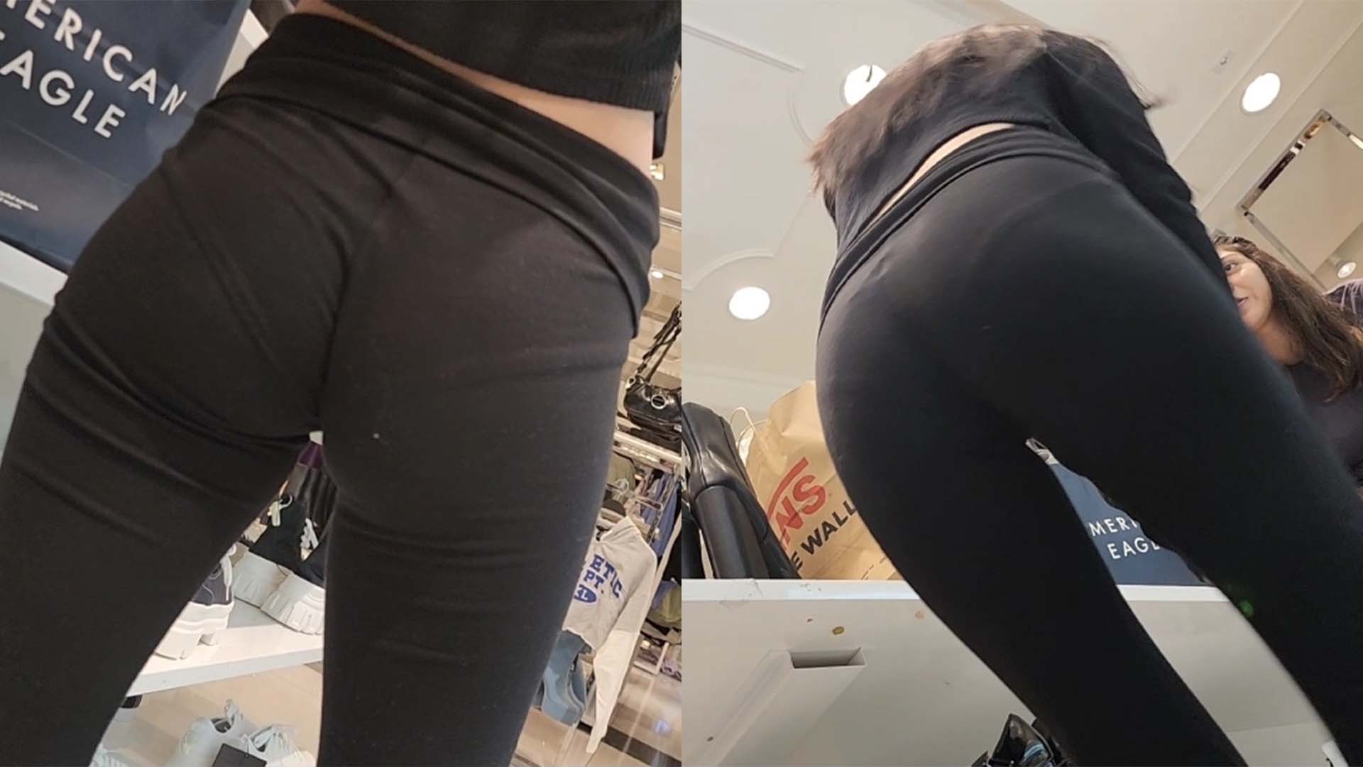 SLIMPERKY LATEENA WITH VPL TRYING ON HEELS - Candid Best Premium