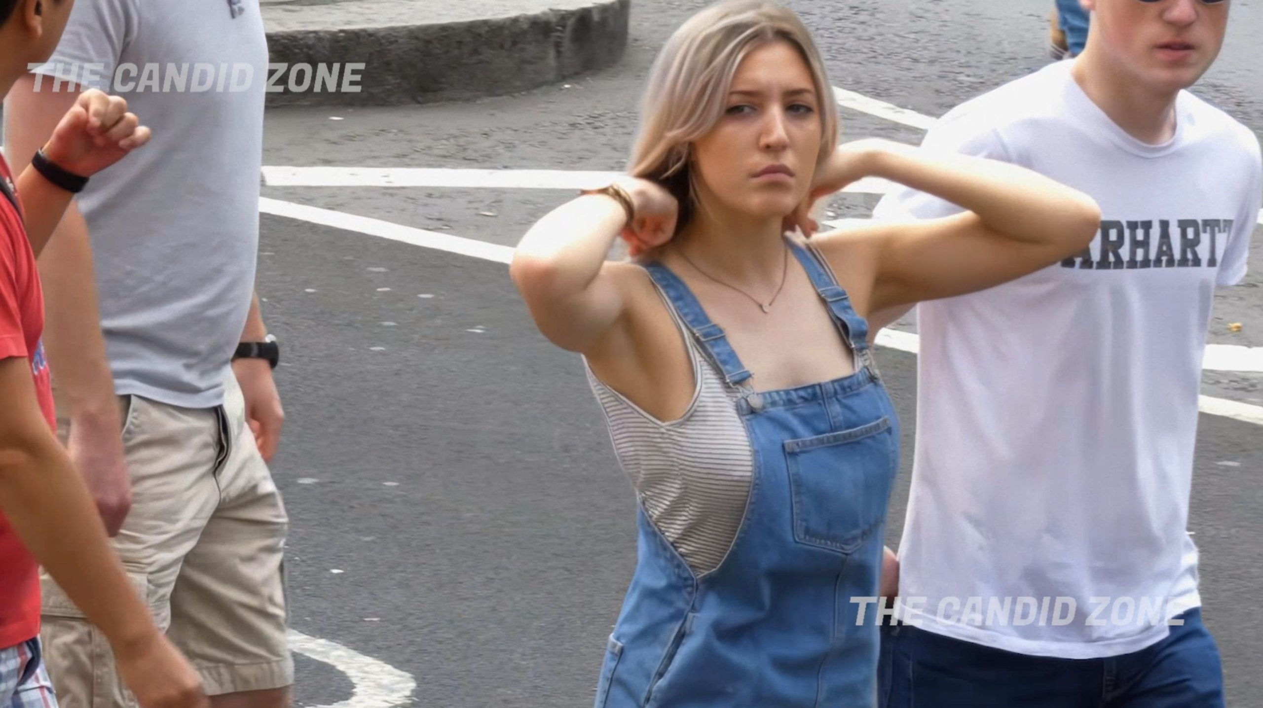 Side bounce (repost) Busted and she likes it - Candid Best Premium